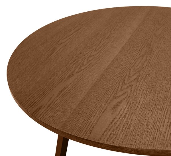 Трапезна маса SERDIA mdf в цвят орех d120x75см