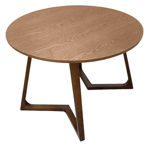 Трапезна маса SERDIA mdf в цвят орех d120x75см