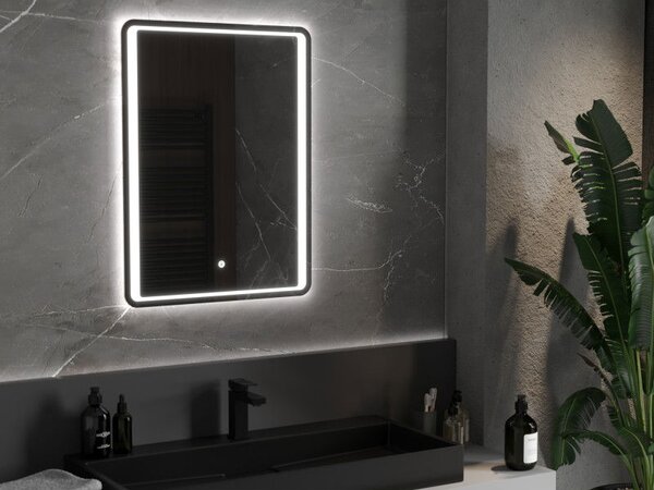 Mexen Zusa огледало за баня с подсветка 60 x 80 см, LED 6000K, против замъгляване - 9808-060-080-611-00