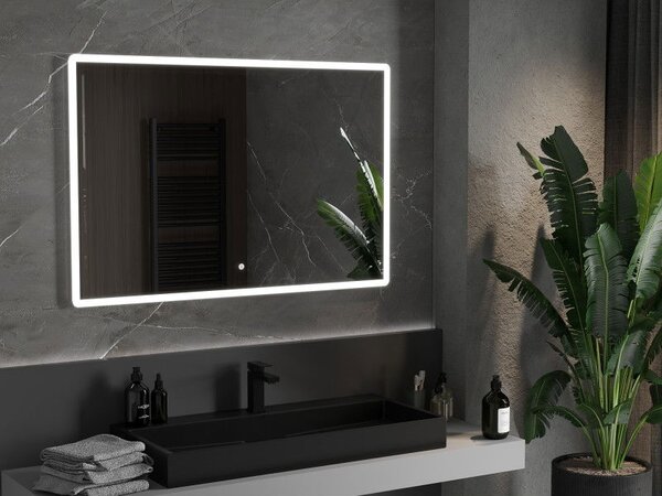 Mexen Navia осветено огледало за баня 120 x 80 см, LED 6000K, анти-пара - 9803-120-080-611-00