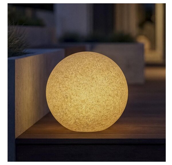 Kanlux 45934 - Външна лампа STONO 1xE27/15W/230V Ø 20 см IP65 бежова