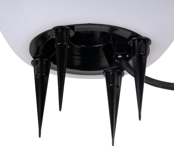 Kanlux 45930 - Външна лампа STONO 1xE27/15W/230V Ø 20 см IP65 бяла
