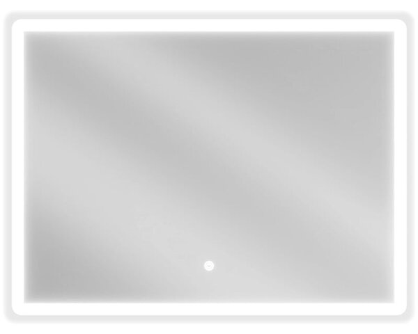 Mexen Navia огледало за баня с подсветка 80 x 60 см, LED 6000K, антиконденз - 9803-080-060-611-00