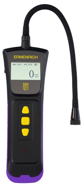 Газ детектор Ermenrich NG40 Purple, открива запалими газове от 1 до 10 000 ppm, до 8 часа време за работа