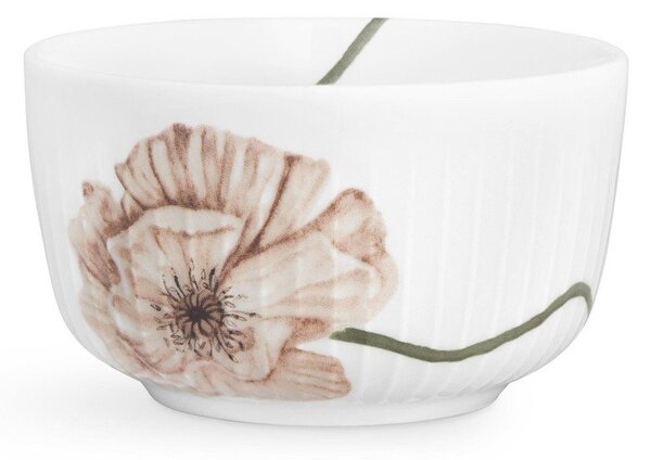 Бяла порцеланова купа Poppy, ø 12 cm Hammershøi - Kähler Design