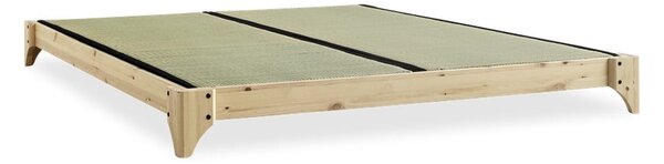Двойно легло от борова дървесина с решетка 140x200 cm Elan - Karup Design