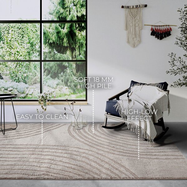 Бежов килим 80x120 cm Pigment Beige – Elle Decoration