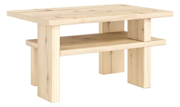 Масичка за кафе от масивен бор в естествен цвят 45x68 cm Japan – Karup Design