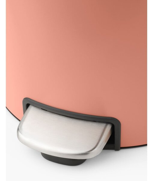 Стоманено кошче за боклук с педал в цвят сьомга 30 l NewIcon – Brabantia