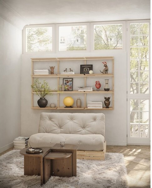 Светлокафяв разтегателен диван 145 cm Flip – Karup Design