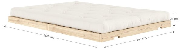 Бежов ленен разтегателен диван 145 cm Flip – Karup Design