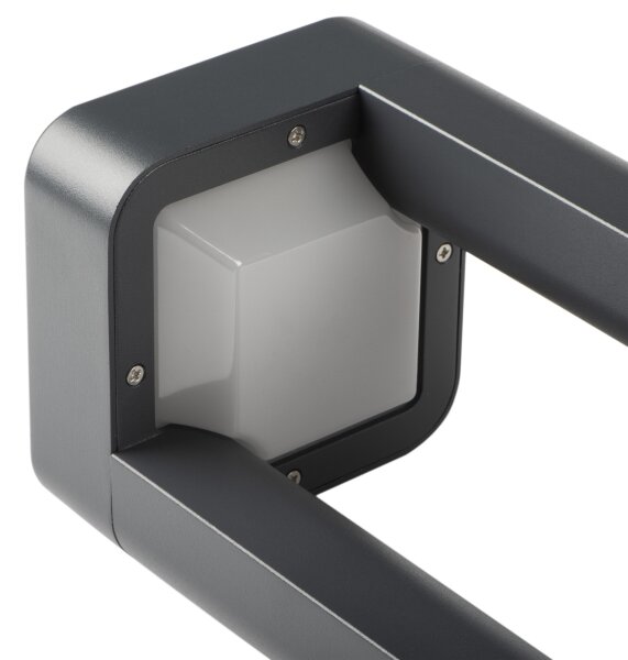 Kanlux 36552 - Външно стеннo осветително тяло PEVO 1xGX53/11W/230V IP44 антрацит