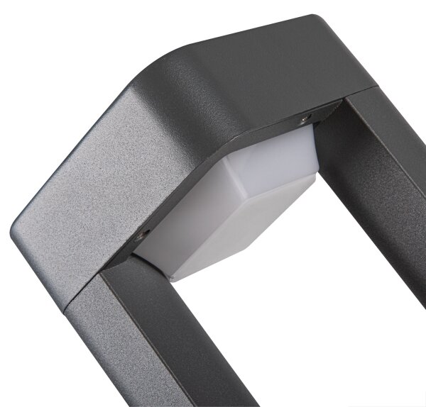 Kanlux 36552 - Външно стеннo осветително тяло PEVO 1xGX53/11W/230V IP44 антрацит