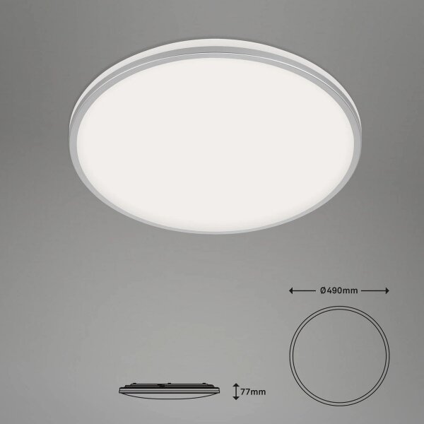 Briloner 3065-014 - LED таванен плафон IVY 42W/230V Wi-Fi Tuya Ø49 см, с възможност за димиране + дистанционно управление