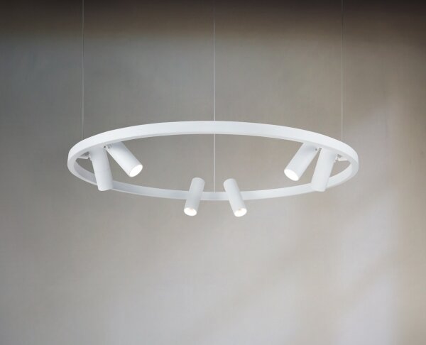Maytoni MOD102PL-L42W - LED полилей на кабел SATELLITE LED/42W/230V бял