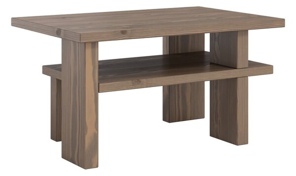 Кафява масичка за кафе от масивен бор 45x68 cm Japan – Karup Design