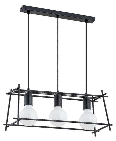 Пендел NETI 3xE27/15W/230V черен