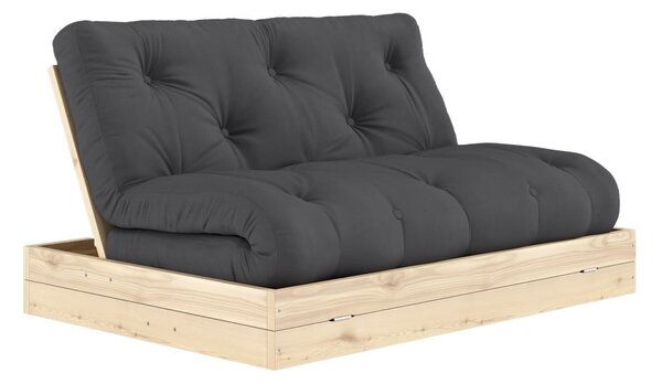 Тъмносив разтегателен диван 145 cm Flip – Karup Design