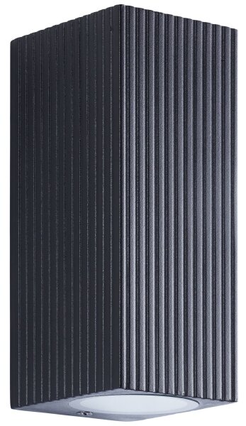 Brilliant - Екстериорен аплик JELANI 2xGU10/10W/230V IP44 черен