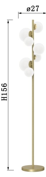 ONLI - Лампион PALOMA 7xG9/10W/230V златист