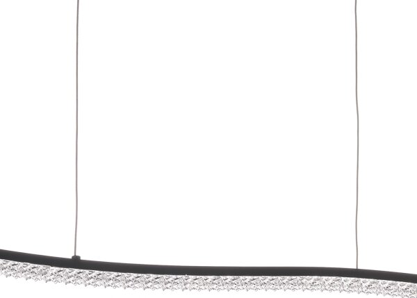 ONLI - LED Пендел ONDA LED/30W/230V 4000K черен