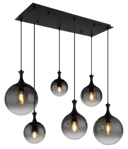 Globo 15885-6H - Пендел DALTON 6xE27/10W/230V