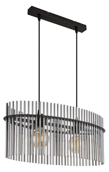 Globo 15698H3 - Пендел GORLEY 2xE27/60W/230V черен