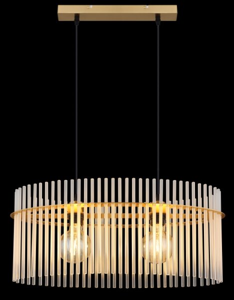 Globo 15698H3M - Пендел GORLEY 2xE27/60W/230V златист