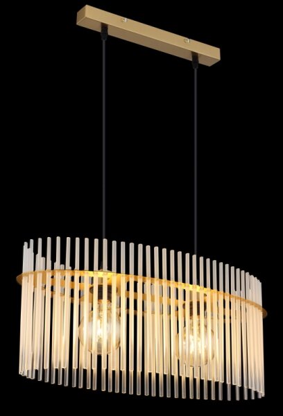 Globo 15698H3M - Пендел GORLEY 2xE27/60W/230V златист