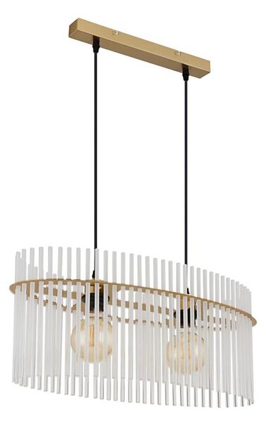 Globo 15698H3M - Пендел GORLEY 2xE27/60W/230V златист