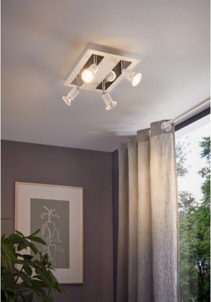 Eglo 94962 - LED Точково осветително тяло SARRIA 4xGU10-LED/5W/230V