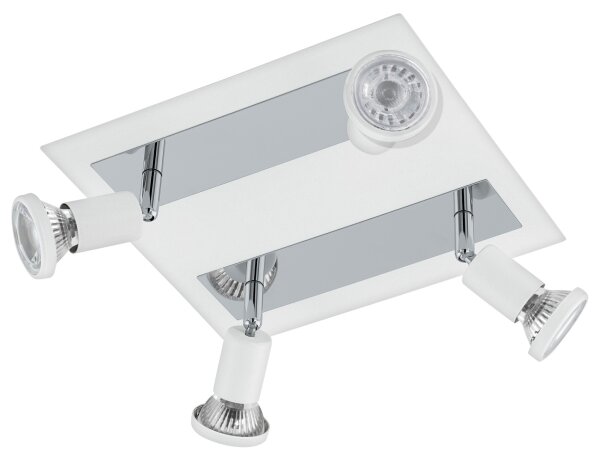 Eglo 94962 - LED Точково осветително тяло SARRIA 4xGU10-LED/5W/230V