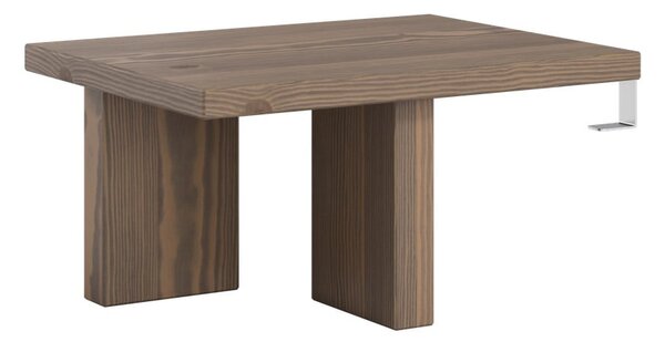 Кафяво нощно шкафче от масивен бор Japan – Karup Design