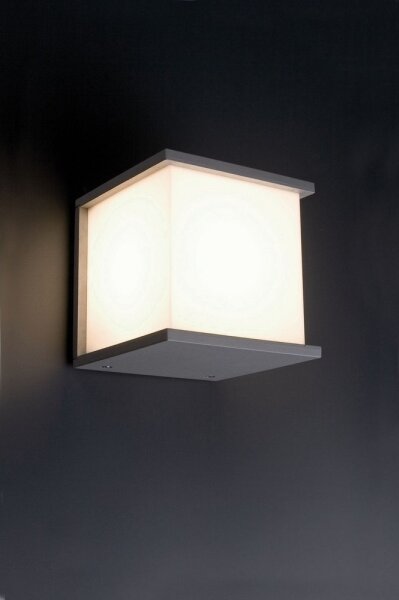 FARO 70689 - Екстериорен аплик KUBICK 1xE27/60W/100-240V IP44