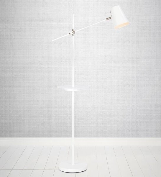 Markslöjd 107308 - Стояща лампа s USB LINEAR 1xE14/40W/230V