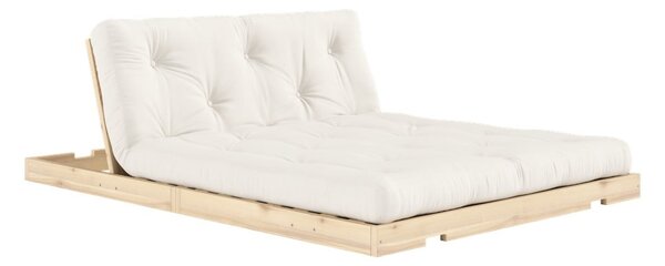 Кремав разтегателен диван 145 cm Flip – Karup Design