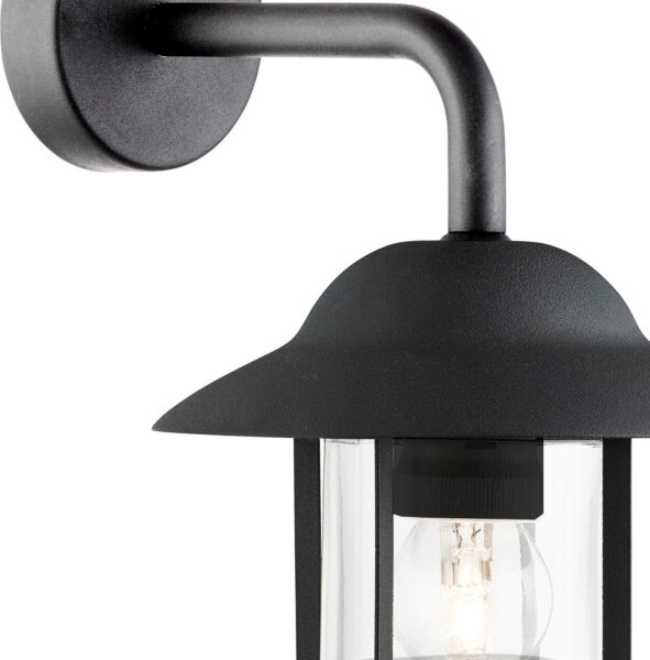 Searchlight 3291BK - Външна стенна лампа TORONTO 1xE27/40W/230V IP44