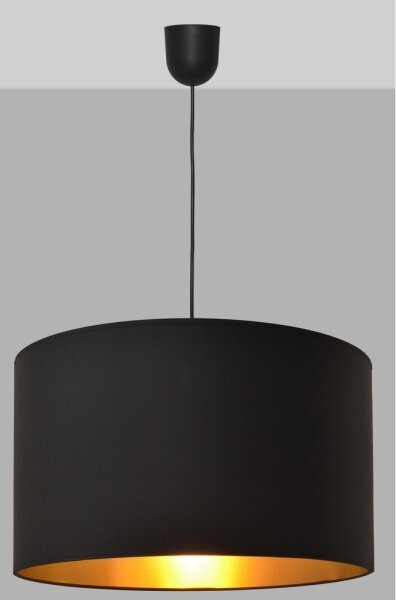 Висящ полилей ALBA 1xE27/15W/230V Ø 45 cм черен/златист