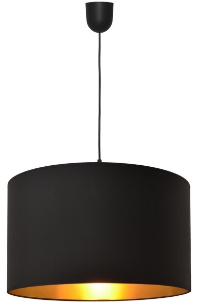 Висящ полилей ALBA 1xE27/15W/230V Ø 45 cм черен/златист