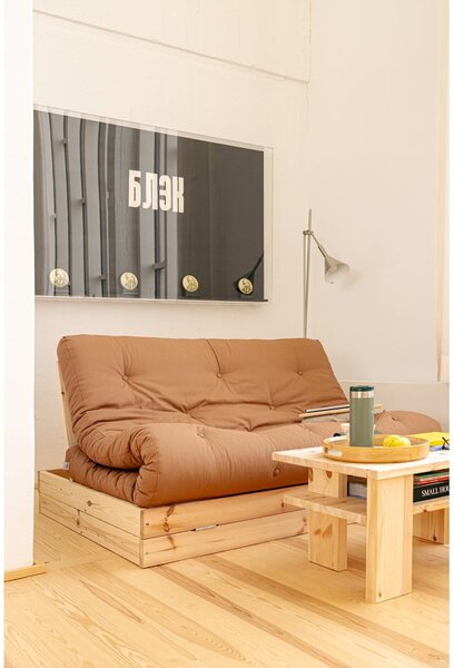 Бежов ленен разтегателен диван 145 cm Flip – Karup Design