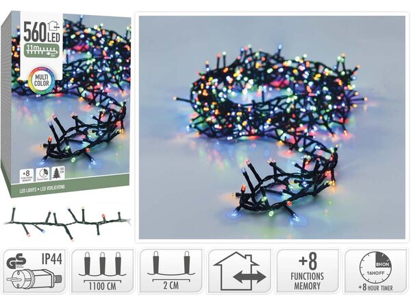 560 LED КОЛЕДНИ ЛАМПИЧКИ 1100 СМ