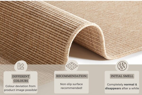 Бежов килим за открито и закрито 80x150 cm Nature – Hanse Home