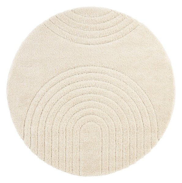 Кремаво-бял килим, ø 160 cm Norwalk Fergus - Mint Rugs