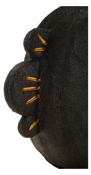 Кафява настолна лампа с текстилен абажур (височина 39,5 cm) Tribal – Mauro Ferretti