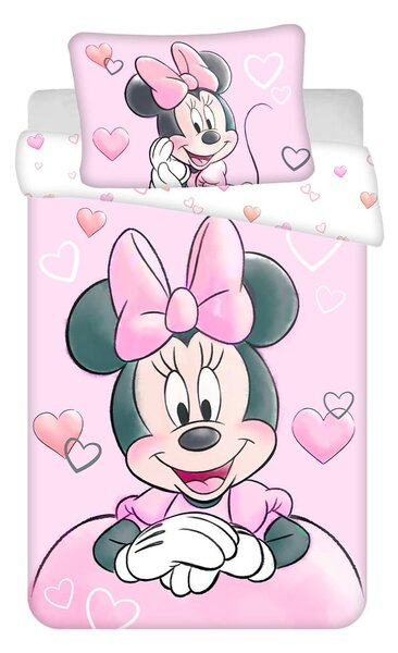 Памучно спално бельо за детско легло 100x135 cm Minnie - Jerry Fabrics