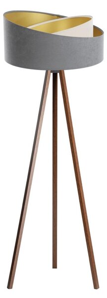 Подова лампа GALAXY 1xE27/60W/230V сива/wenge