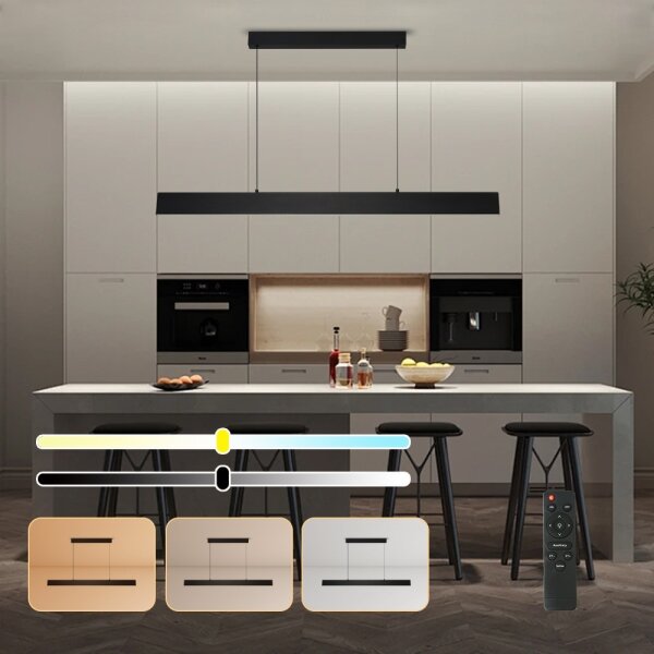 Brilagi - LED Димируем пендел SLIMLINE LED/40W/230V 3000-6000K черен + д.у