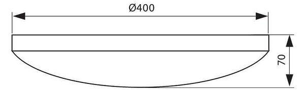 Плафониера NINA LED, 36W, 4000K