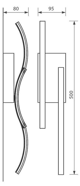 Плафон WAVE LED, 14W, 4000K