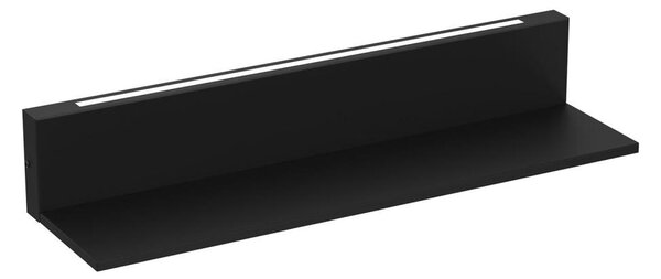 Етажерка с LED осветление SHELF 10x60 см черен